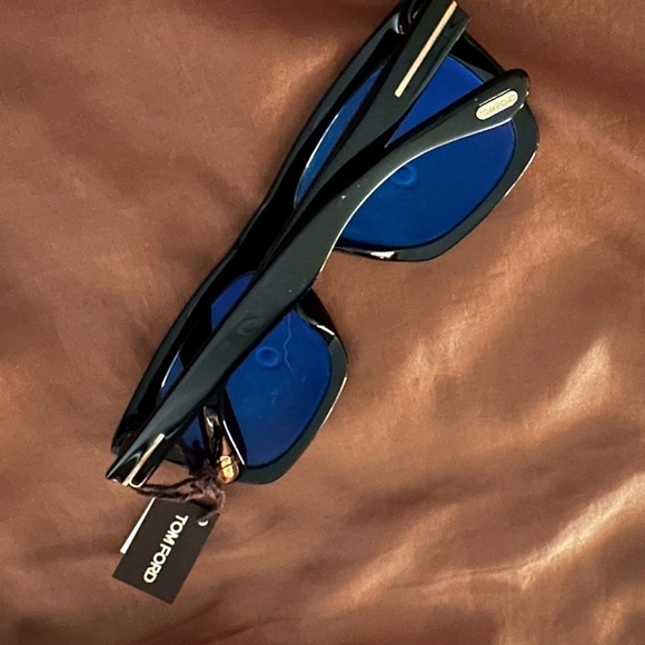 TOM Ford Morgan Square Black TF 513 57MM Unisex Sunglasses NWT main image 14